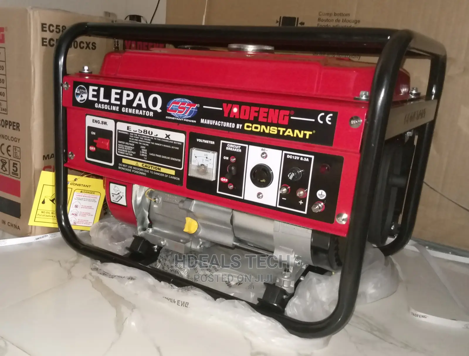 Original Elepaq Constant 3.5KVA Manual-Start Generator [EC58