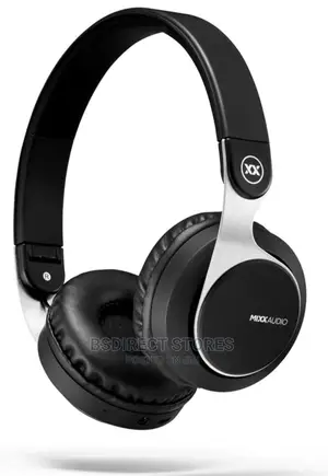 Mixx JX1 BLACK Bluetooth Wireless/Wired Headphones-14hrs