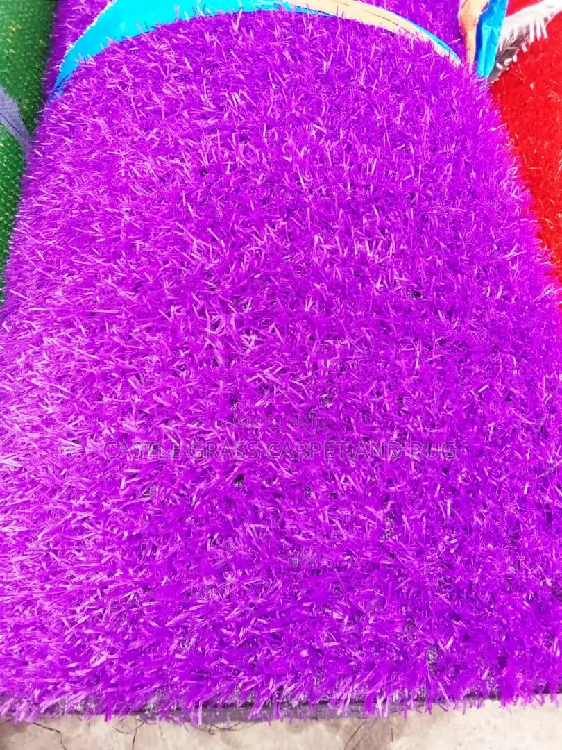 Purple Luxury Artificial Carpet Grass