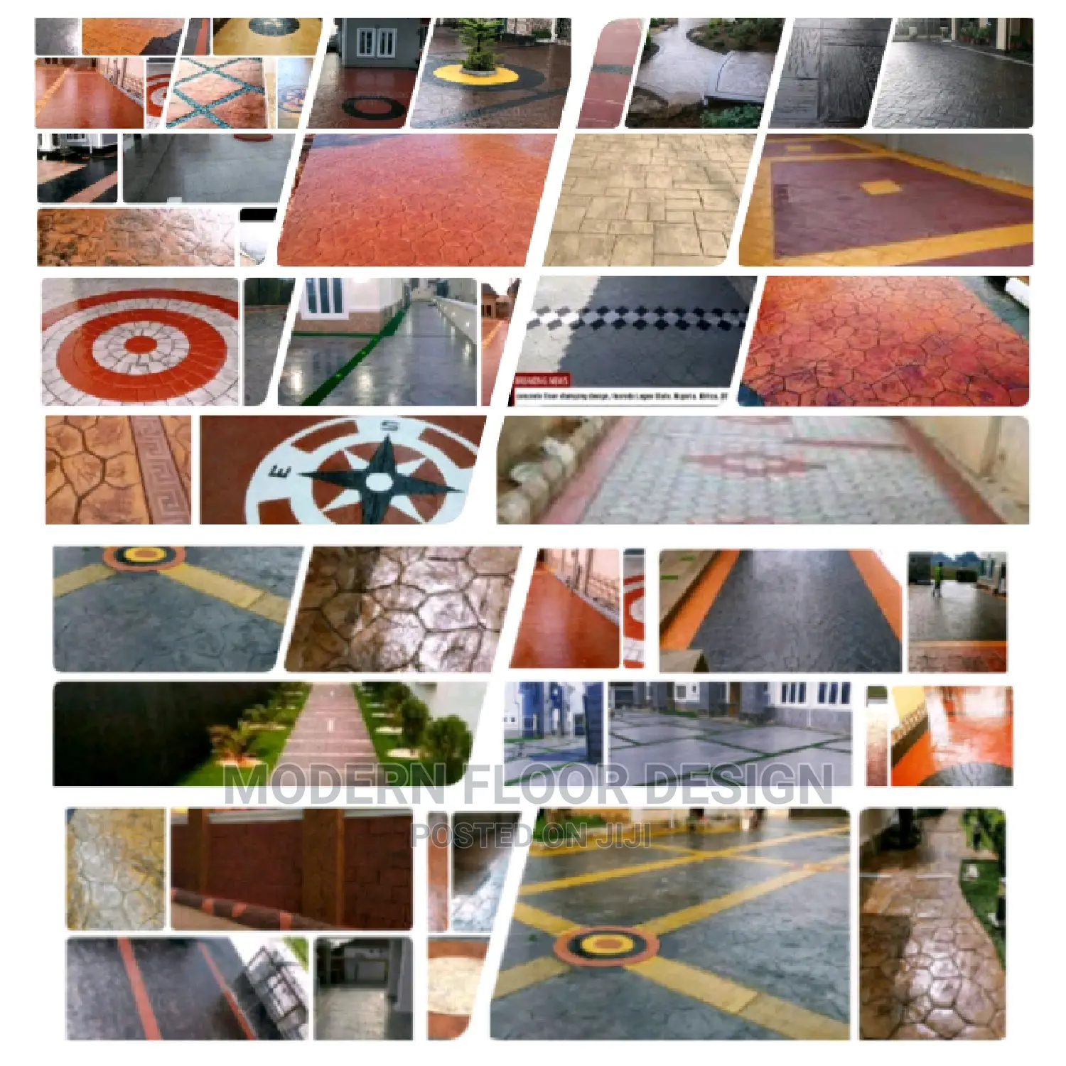 Huth Stamped Modern Floor