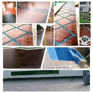 Huth Stamped Modern Floor