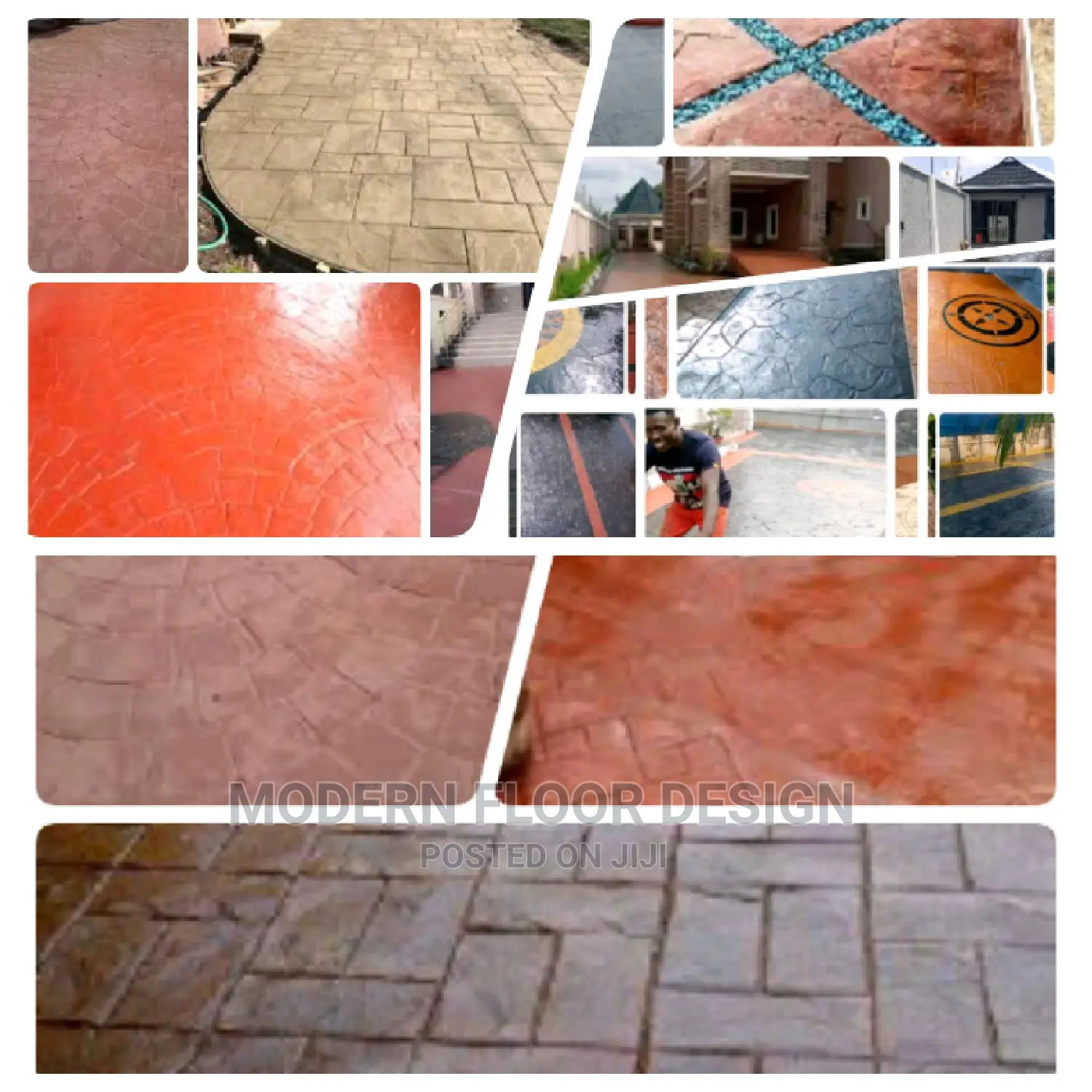 Stark Modern Stamps Floor