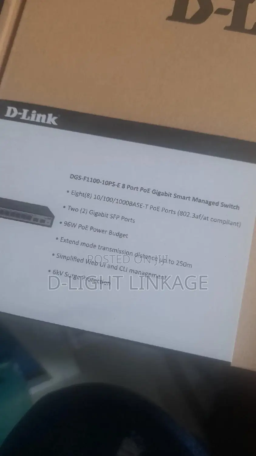 DGS-F1100-10ps-E D-Link Switch