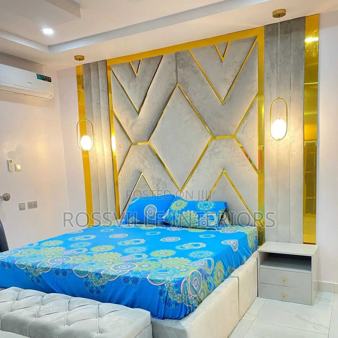 Luxurious Full Headboard Bedframe