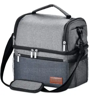 STNTUS GREYDARK Cooler Lunch Bag Thermal Cool, With Ice Pack