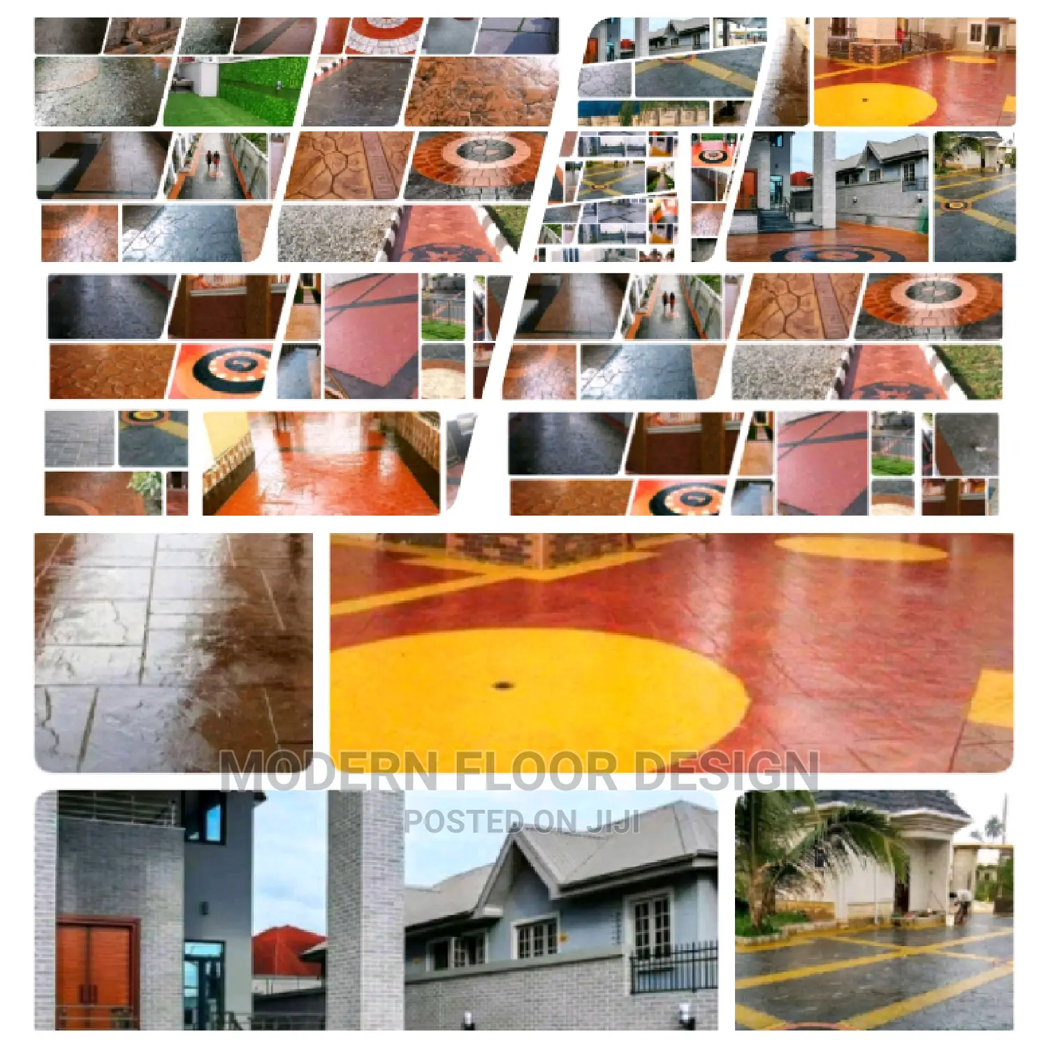 Diamond Modern Stamps Floor