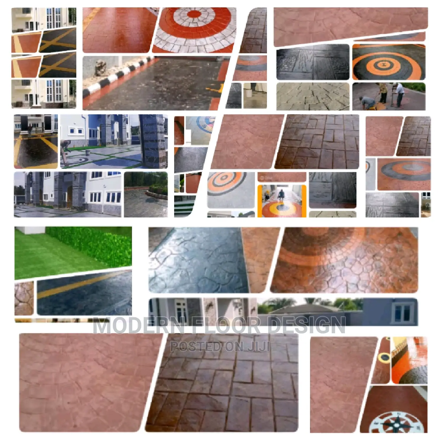 SUN STONE Modern Stamps Floor