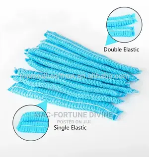 100pcs Disposable Safety Nurse Mob Caps