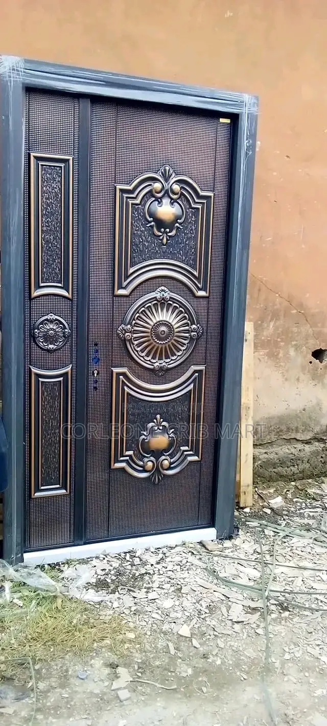 Copper Cast Security Door.