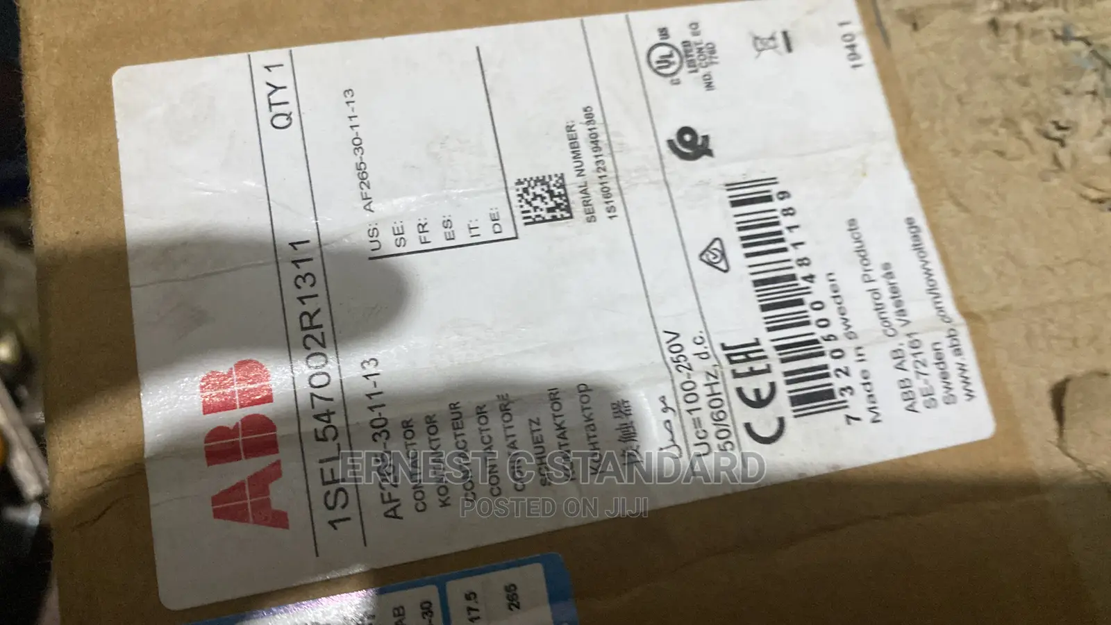 ABB Contactor F265 Original