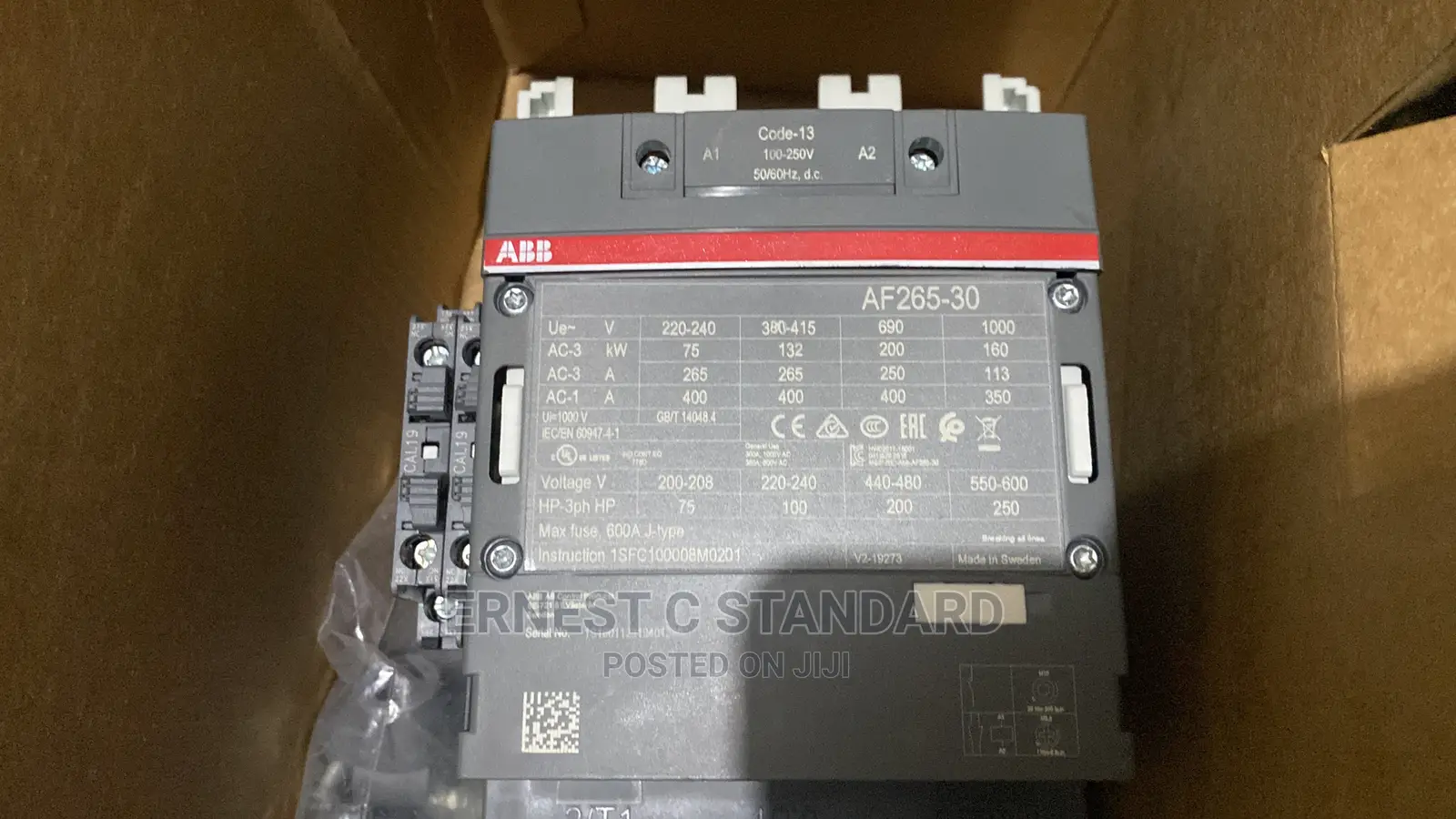 ABB Contactor F265 Original