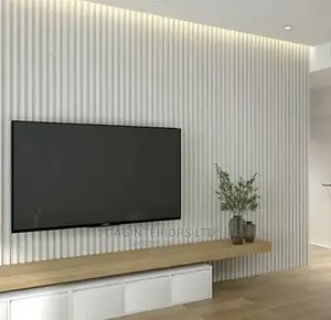 TV Console Fluted Panel