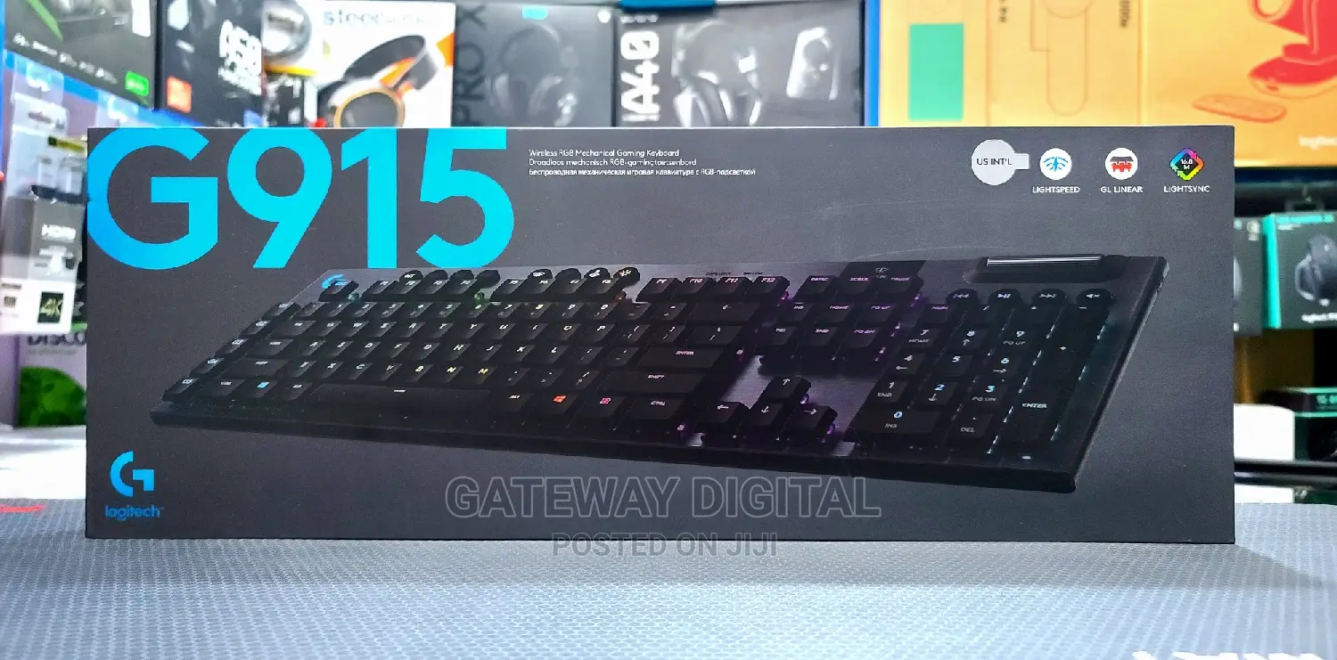 Logitech Wireless G915 Mechanical Gaming Keyboard (Linear)