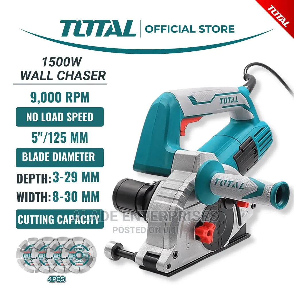 Total Tools Wall Chaser 1500W Industrial
