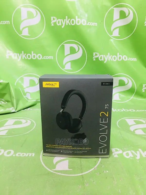Jabra Evolve2 75 Pc Wireless Headset Usb-a W/Charging Stand