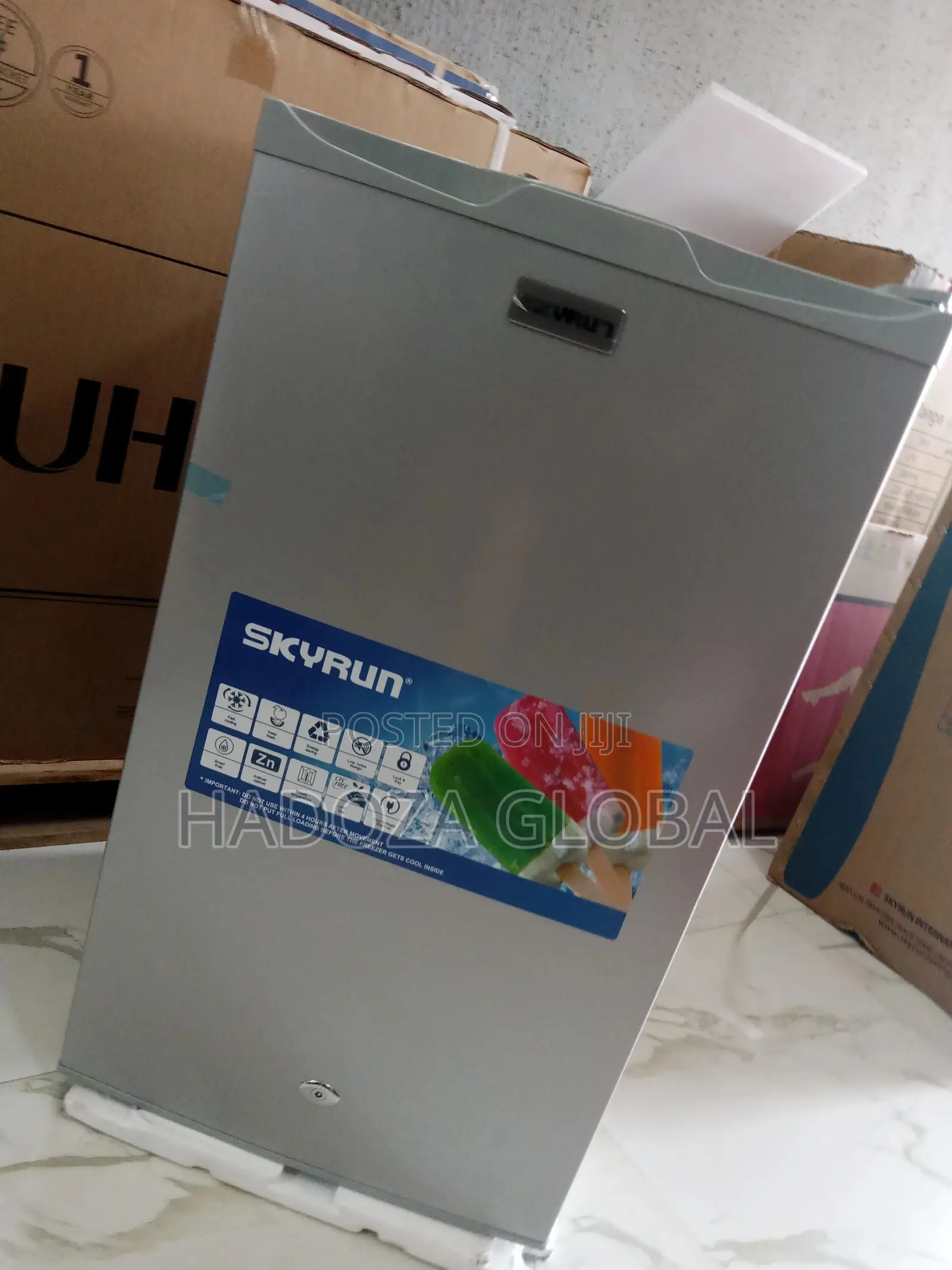 Silver Color Skyrun Refrigerator 90bcd