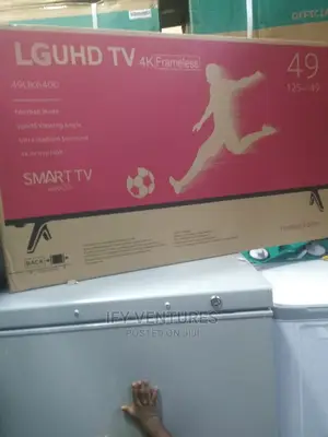 LG Smart Tv 49" Flameless Ultraslim Tv.