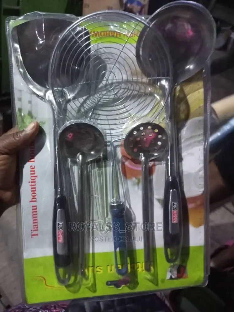 5pcs Stainless Steel Kitchen Utensil Set
