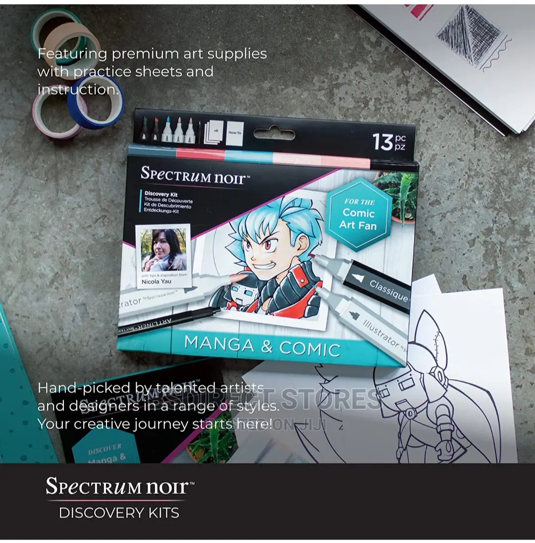 Spectrum Noir Manga Comic Discovery Set for Comic Art Fan