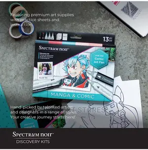 Spectrum Noir Manga Comic Discovery Set for Comic Art Fan