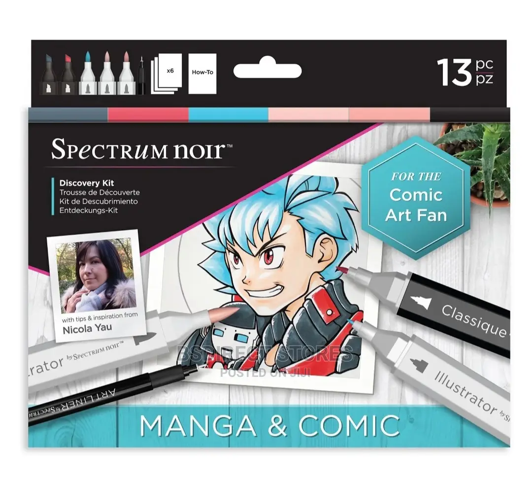 Spectrum Noir Manga Comic Discovery Set for Comic Art Fan
