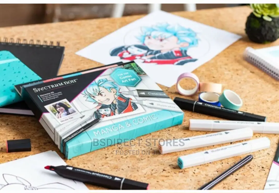 Spectrum Noir Manga Comic Discovery Set for Comic Art Fan