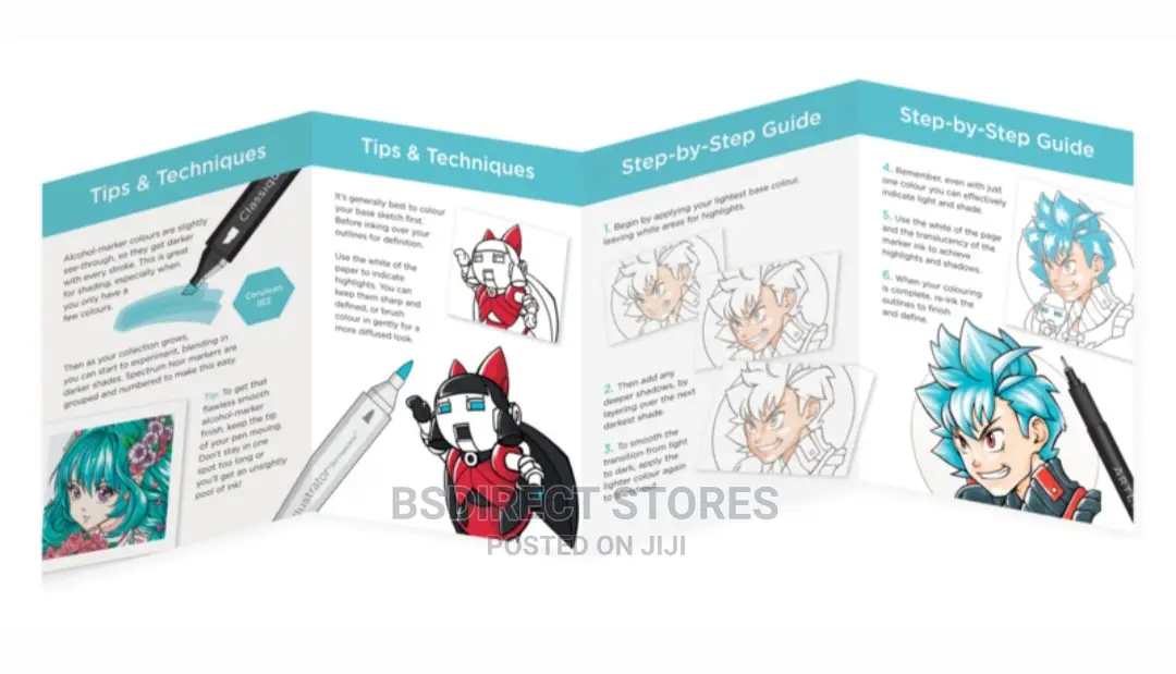 Spectrum Noir Manga Comic Discovery Set for Comic Art Fan