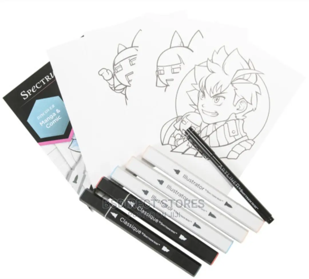 Spectrum Noir Manga Comic Discovery Set for Comic Art Fan