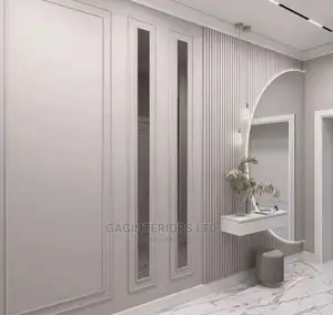 Tv Console Fluted Panel