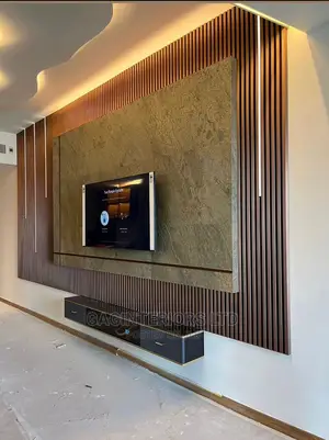 TV Unit Fluted Panel