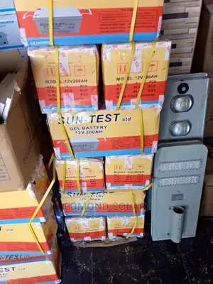 200ah 12V Sun Test Solar Battery With One Year Warranty