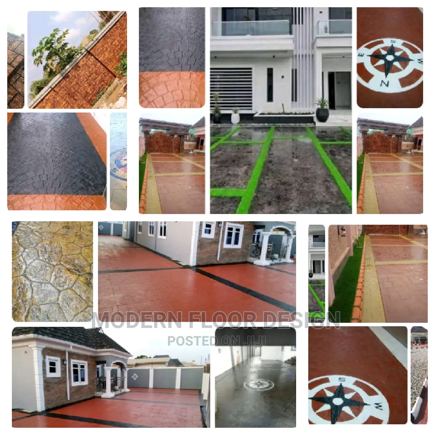 Moss Modern Stamps Floor