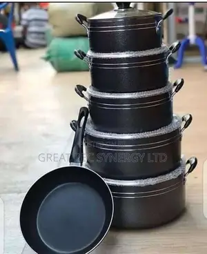 5 Sets Non Stick Pots With Fry Pan