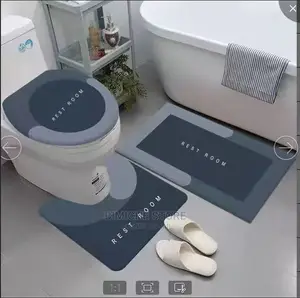 3pieces Toilet Mat