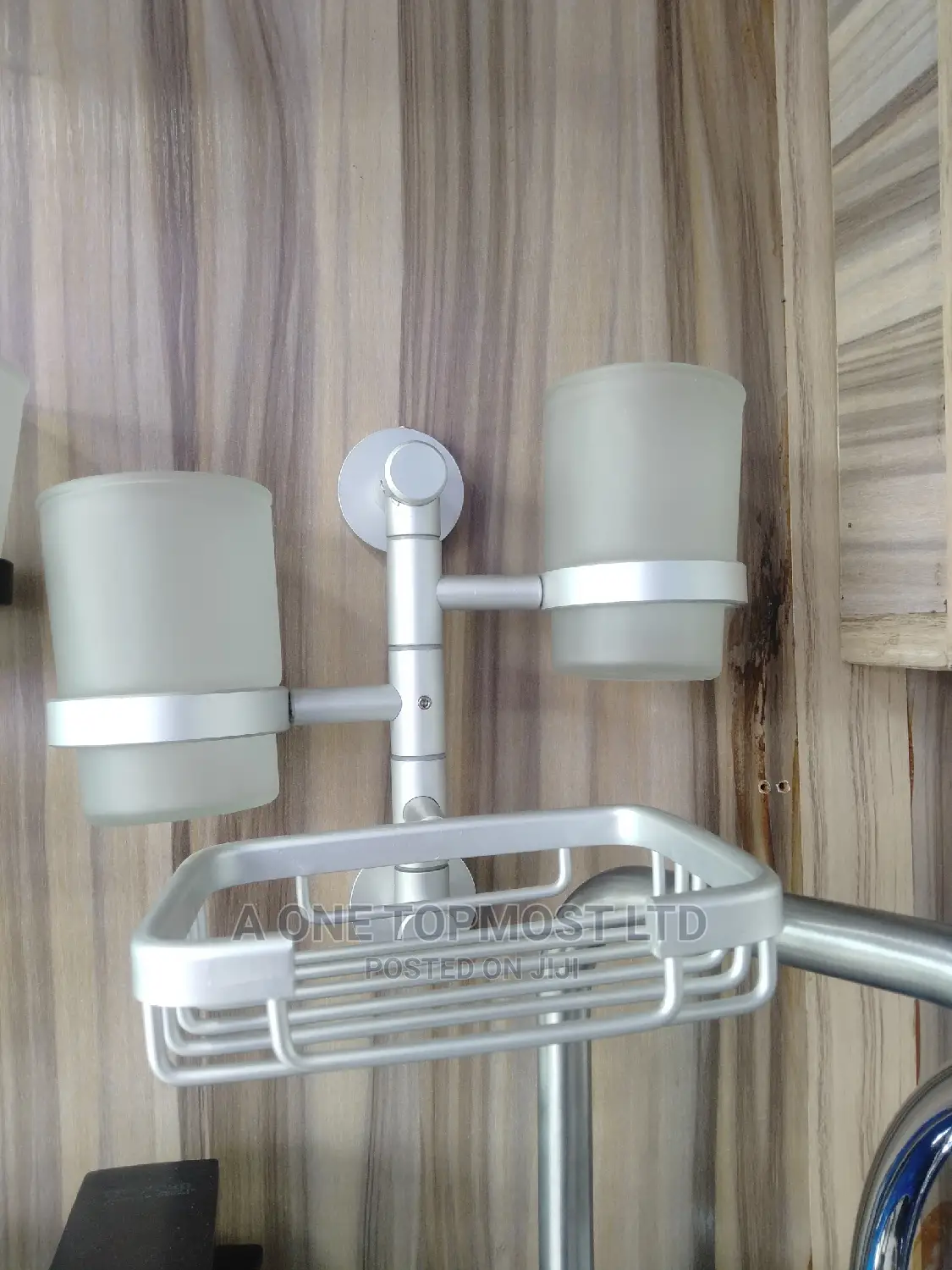 Double Cup Holder & Soap Dish
