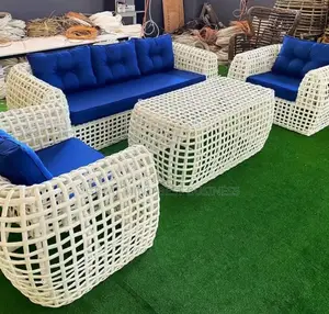Rattan Cane Chair And Table