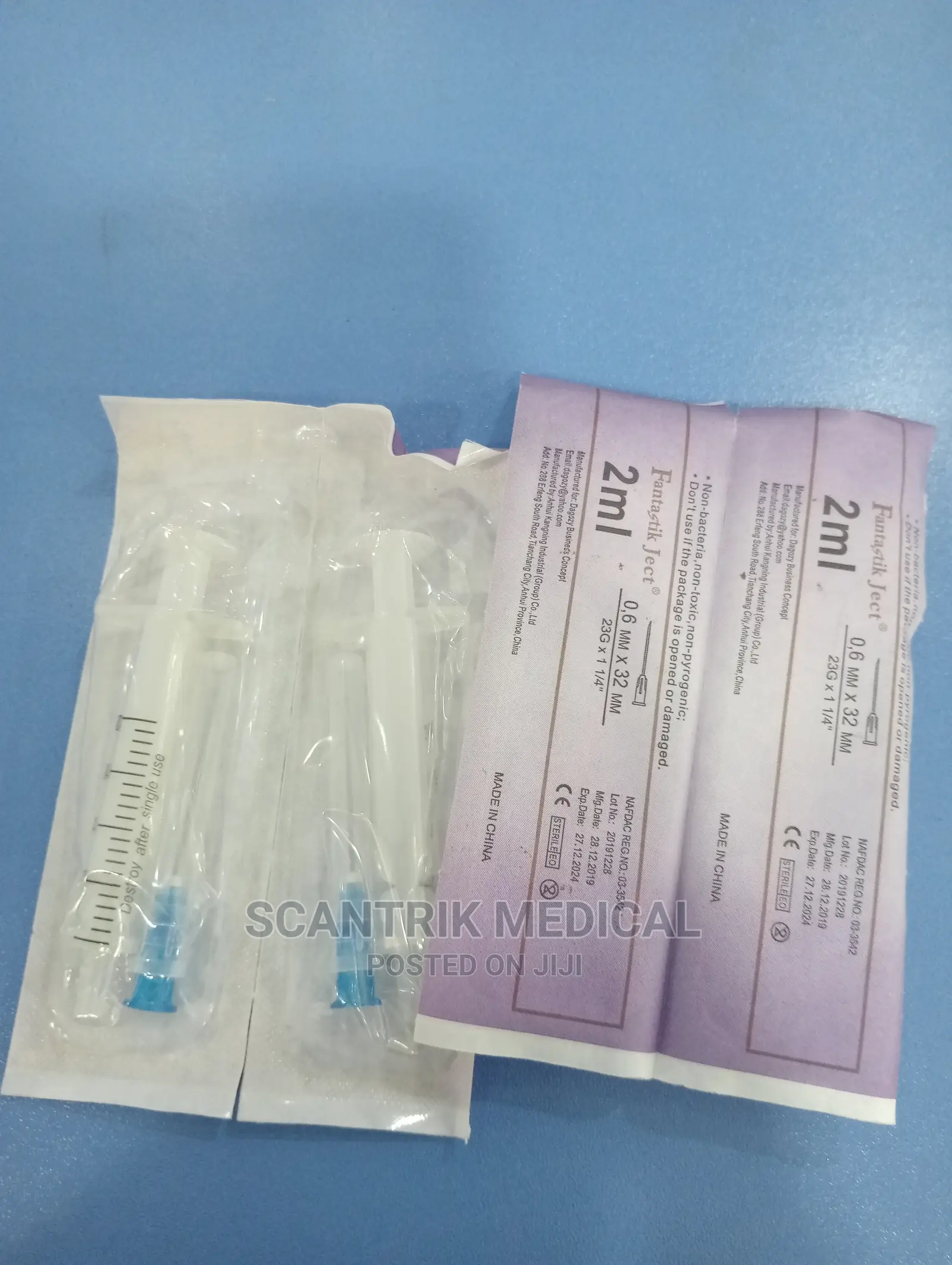 Portable Syringe 2ml Without Needle