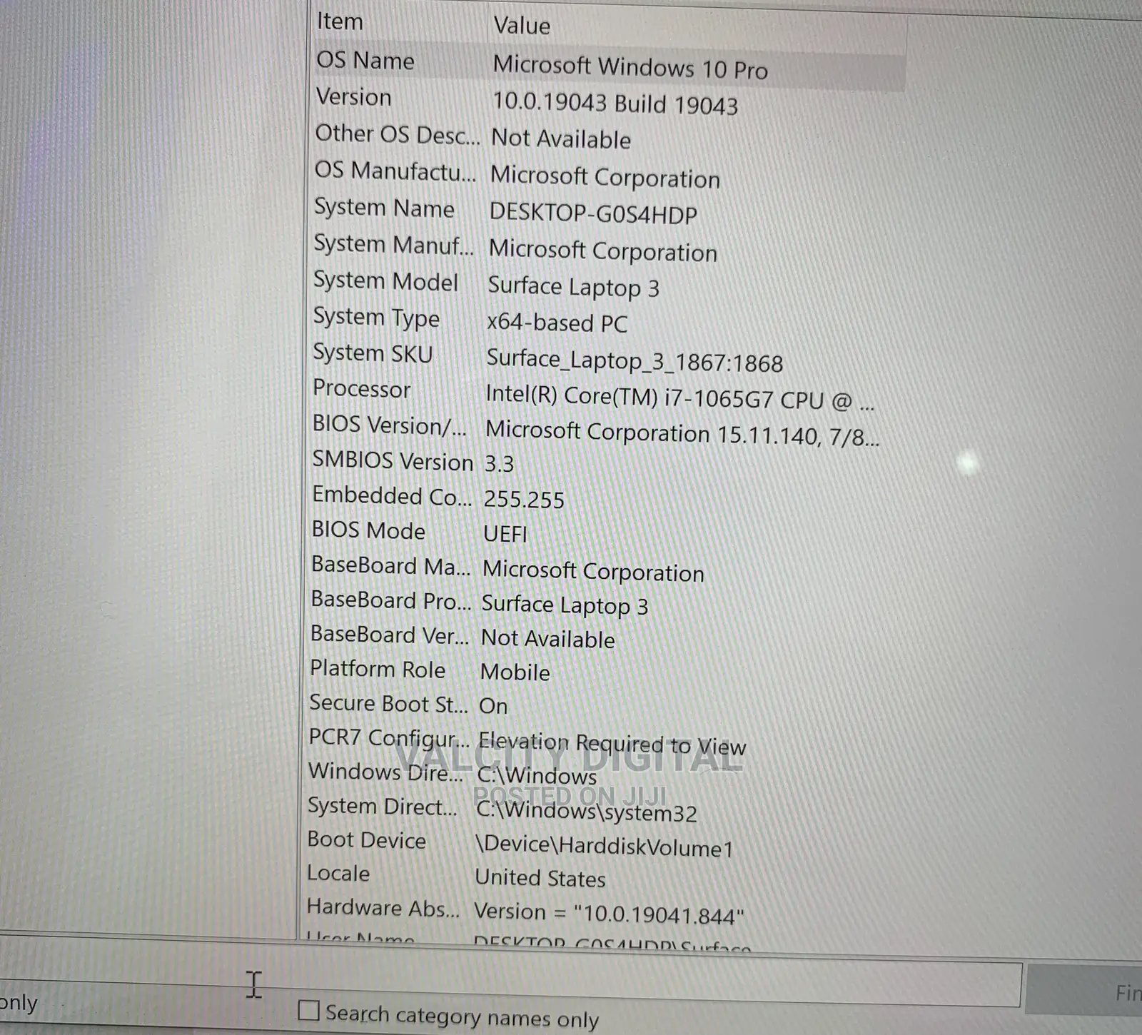 Laptop Microsoft Surface Laptop 3 16GB Intel Core i7 SSD 256GB