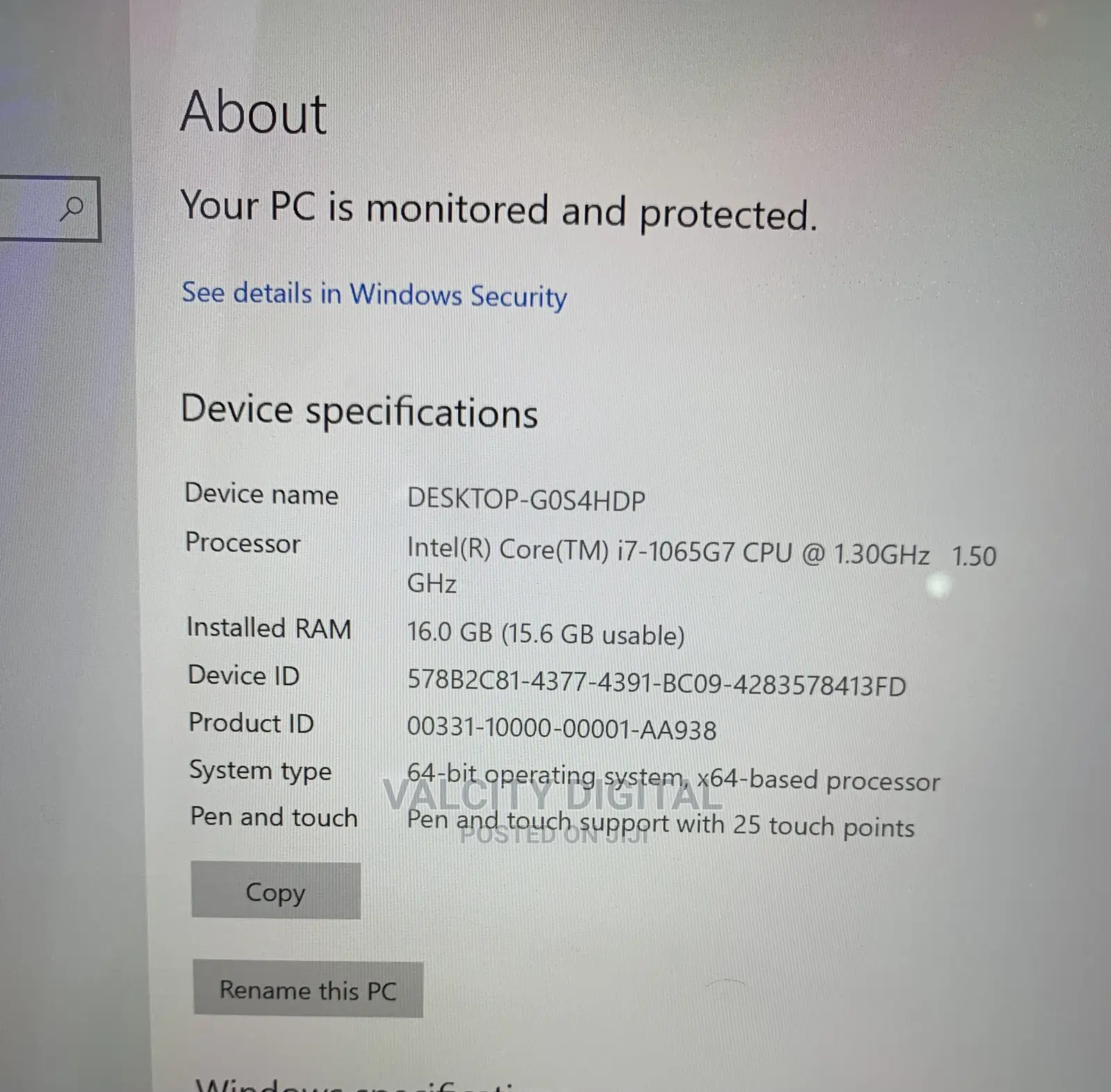 Laptop Microsoft Surface Laptop 3 16GB Intel Core i7 SSD 256GB