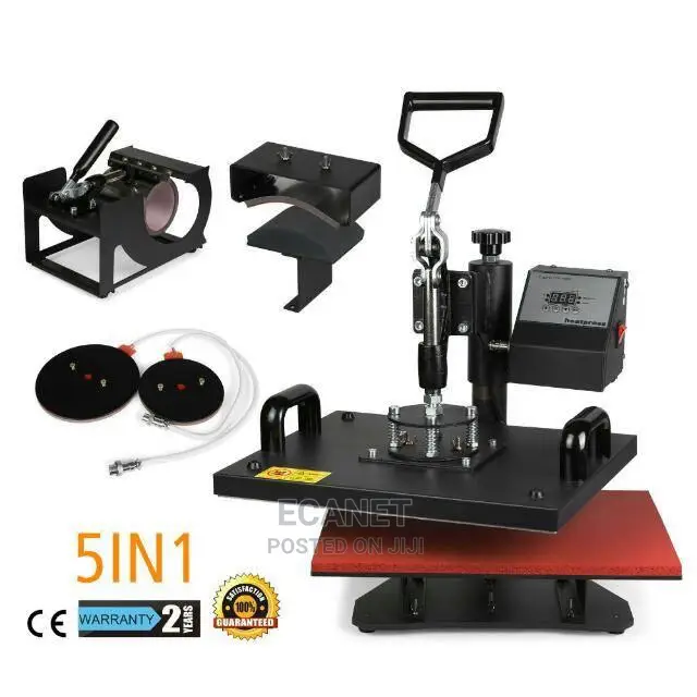 5-in-1 Combo Heat Press Machine