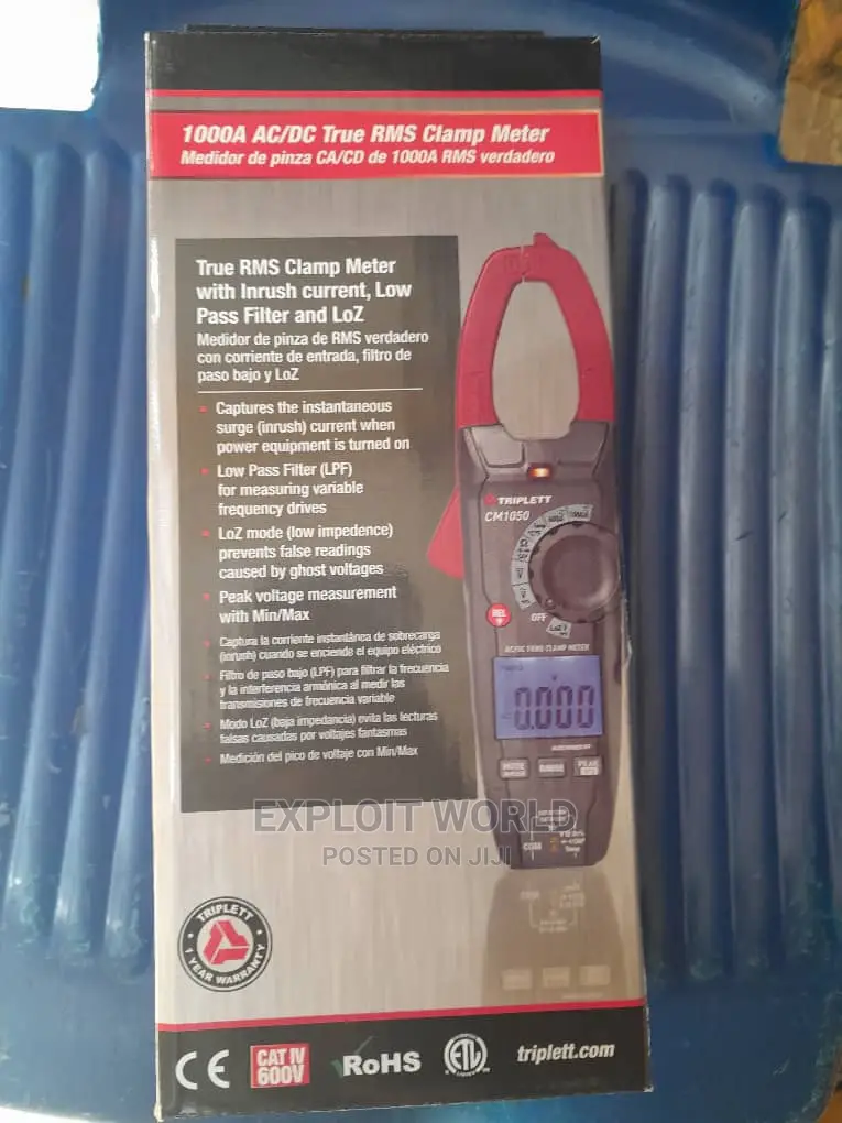 1000aac/Dc Clamp Meter