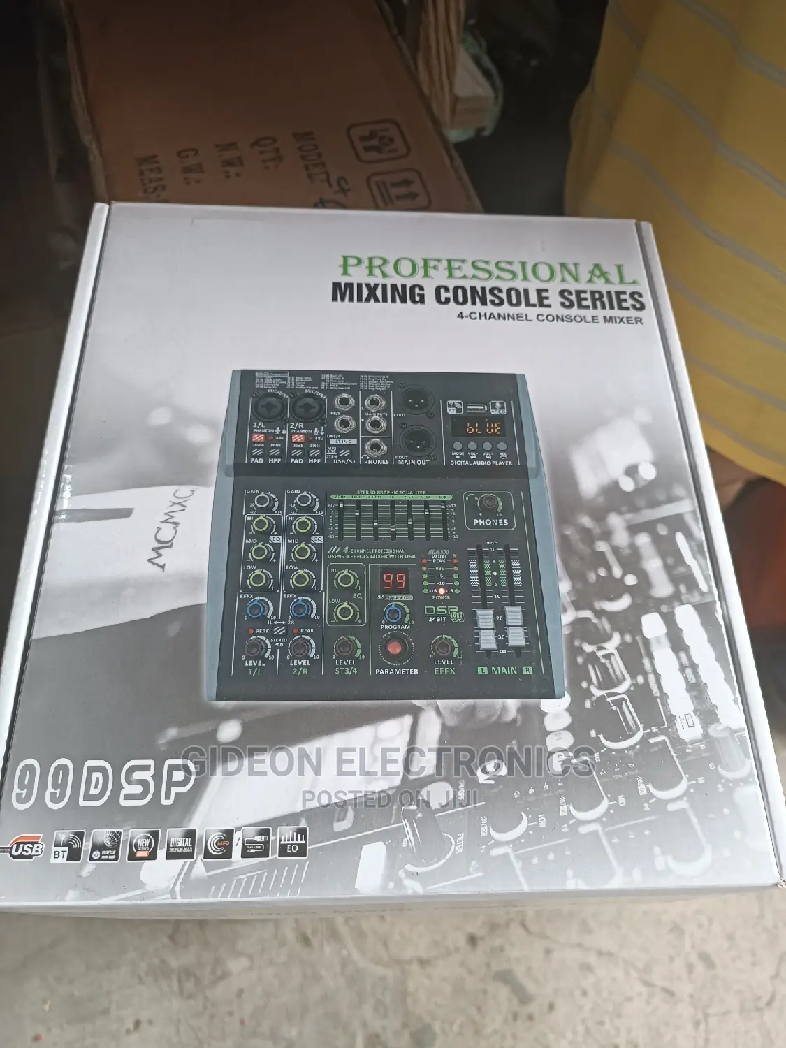 Steck Audio 4channels Mixer ST Eq.