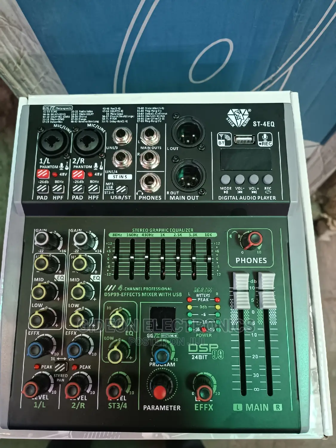 Steck Audio 4channels Mixer ST Eq.