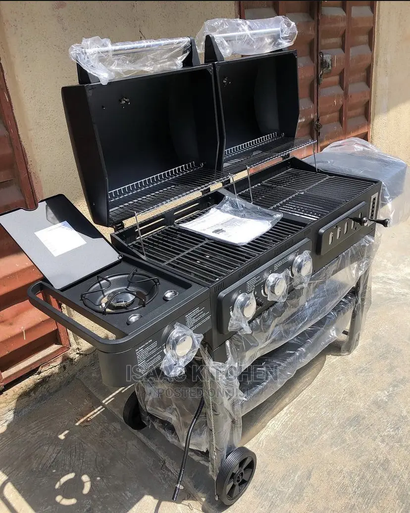 Charcoal and Gas BBQ Grill