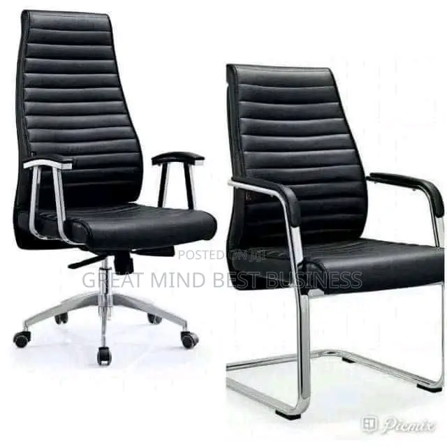 Executive Office Chair and Visitor