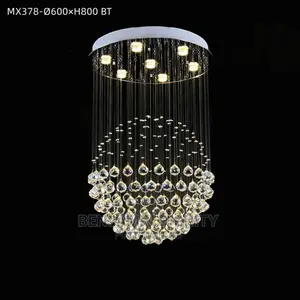 Spiral Crystal Drop Lighting
