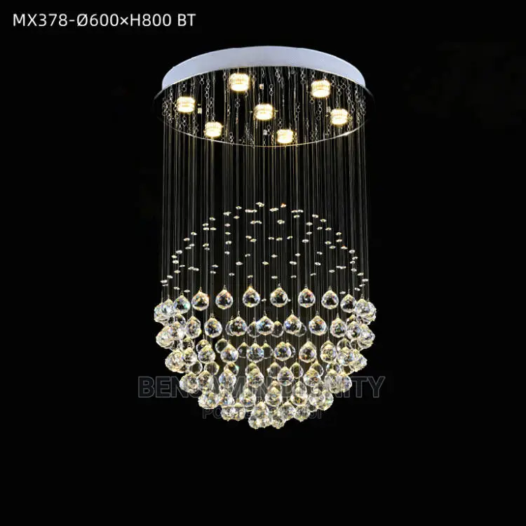 Spiral Crystal Drop Lighting