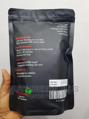 Flat Tummy Tea With Moringa for Weight Loss