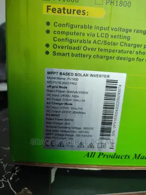 Must 3kva 24v High Voltage Inverter