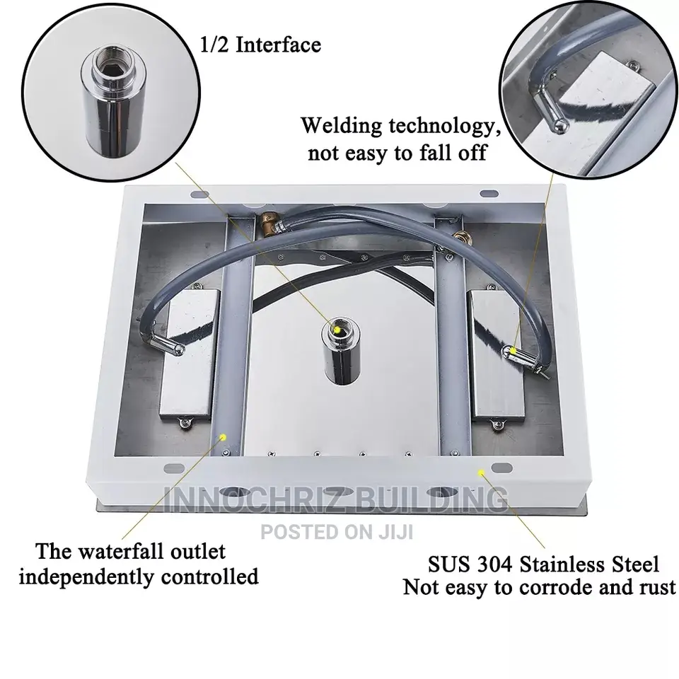 LED Conduit Shower (Bluetooth)